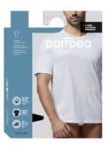 Мъжка памучна тениска с къс ръкав Pompea от 100% памук