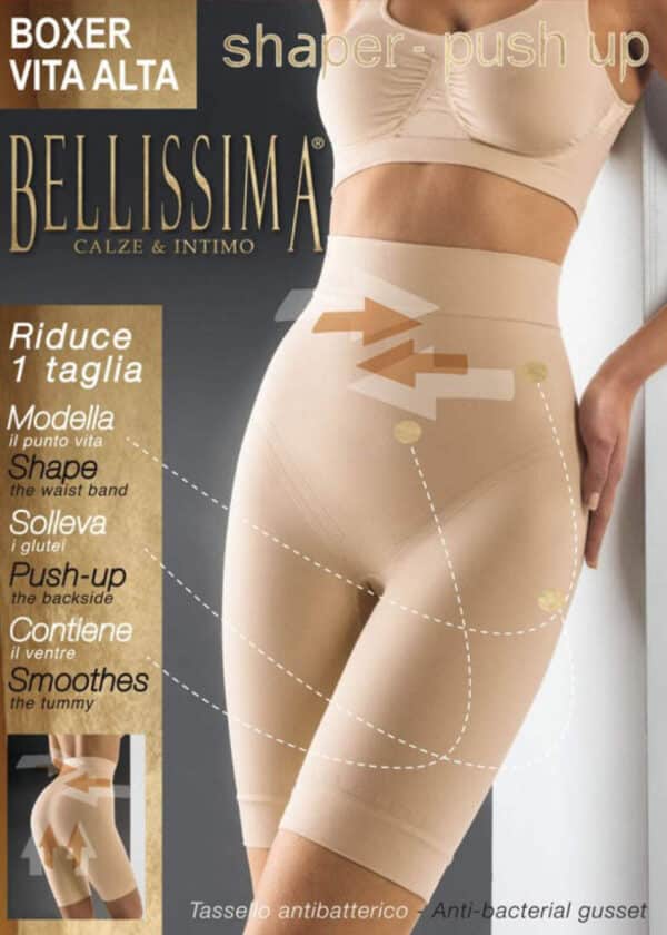 Стягащ клин с висока талия Bellissima Boxer Vita Alta