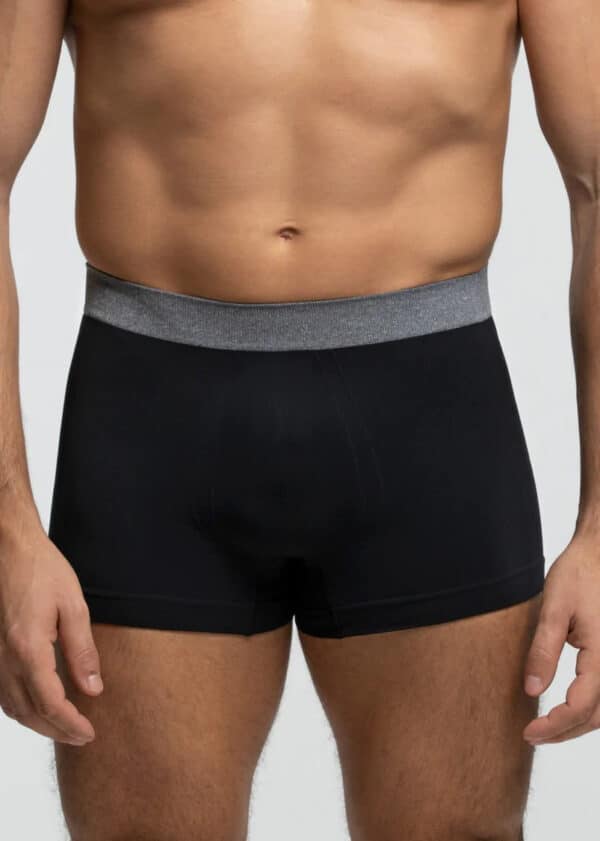 Мъжки безшевен боксер Pompea Boxer Eco Friendly черен