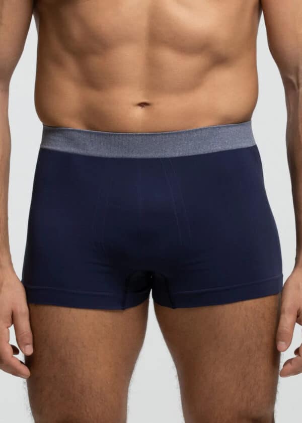 Мъжки безшевен боксер Pompea Boxer Eco Friendly тъмно син