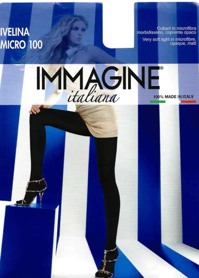 3бр. цветни чорапогащници Immagine Ivelina Micro 100