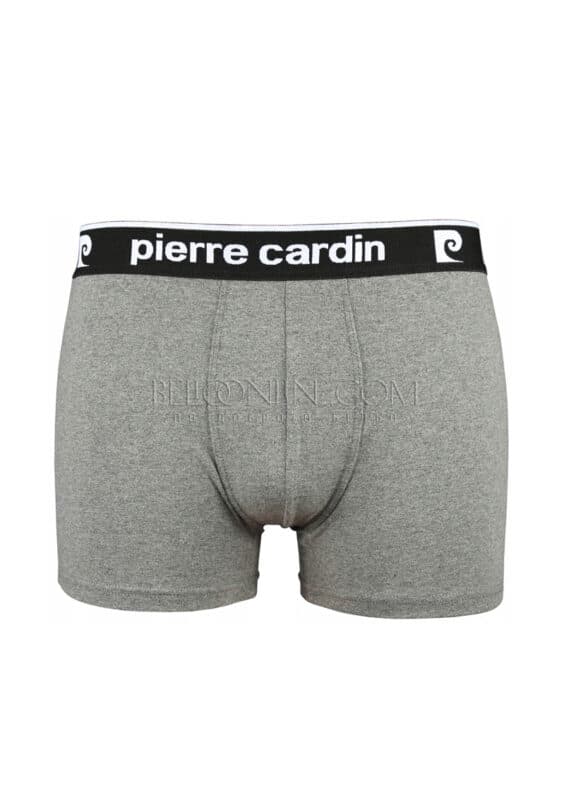 Мъжки боксерки Pierre Cardin сив с черен ластик